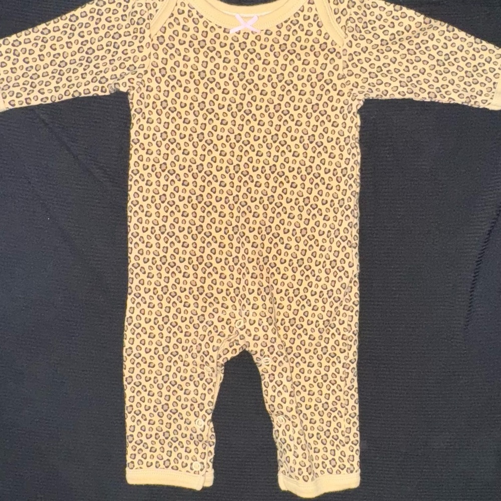 Leopard Print Baby Romper